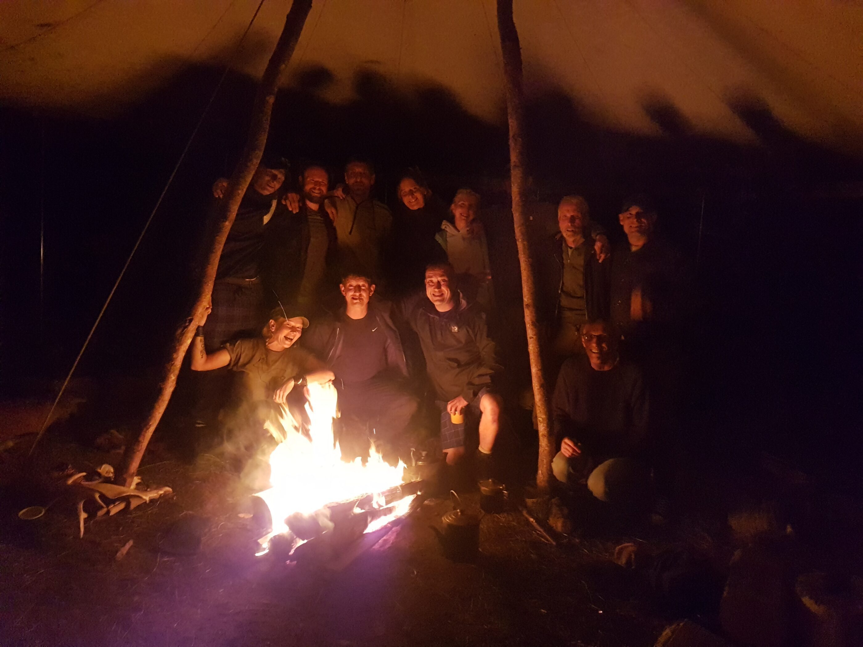 Final night campfire
