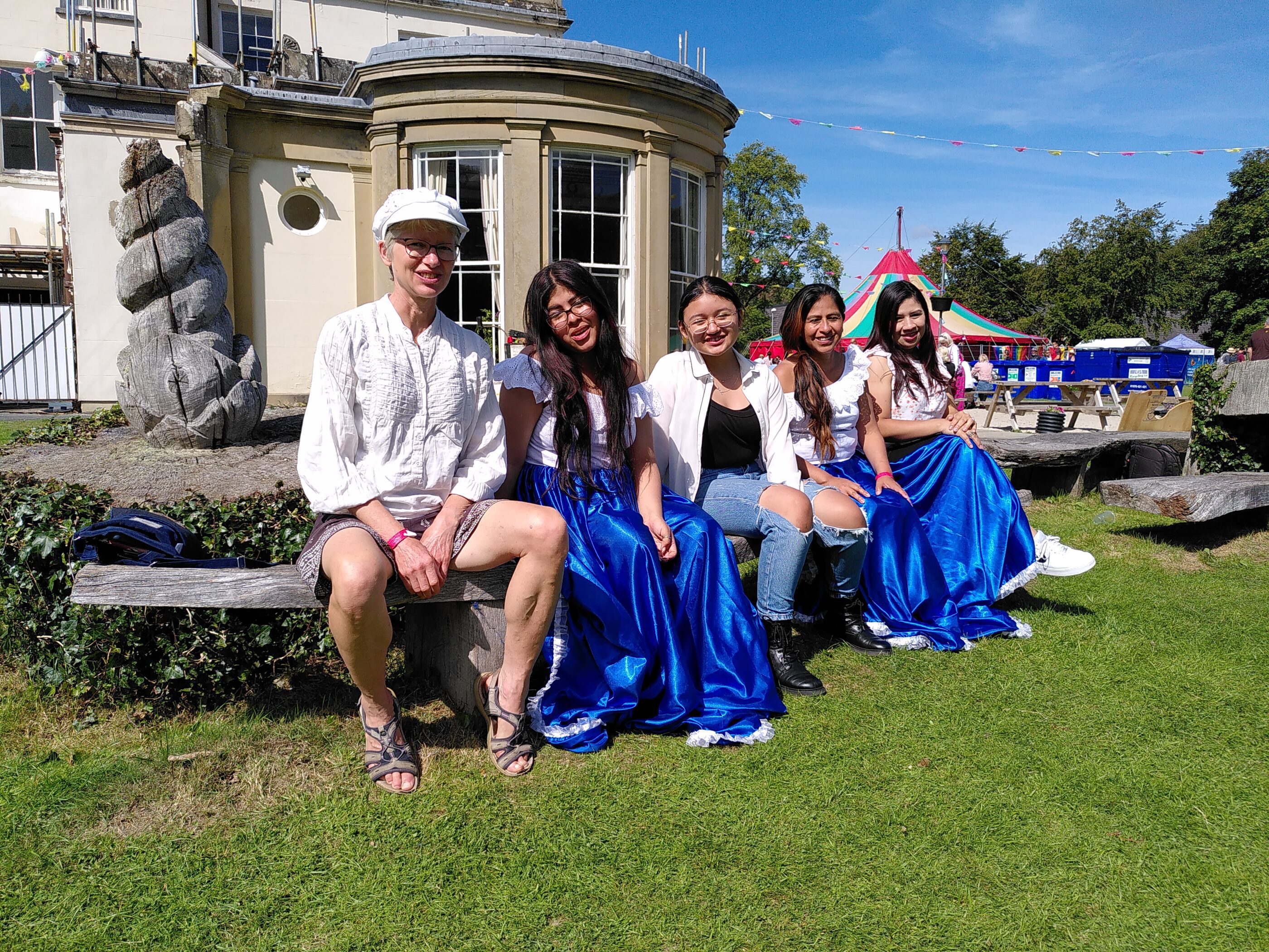 At the festival Tree regeneration May 2021