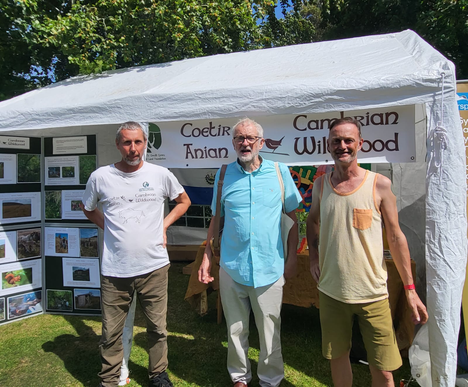 Jeremy Corbyn meets Coetir Anian 07.08.22